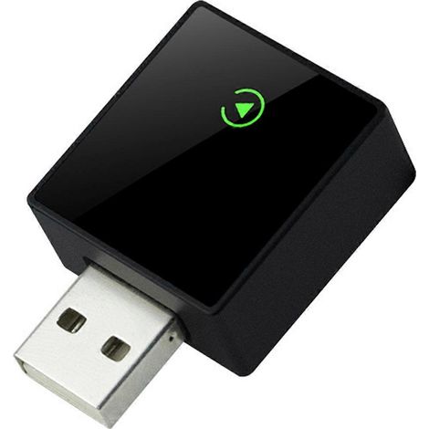Kabelgebundener zu kabelloser CarPlay-Adapter, 2-in-1 Android Auto-Adapter, Mini-KI-Auto-Adapter, Plug-and-Play, kompatibel mit Umrüstungen (1/5)