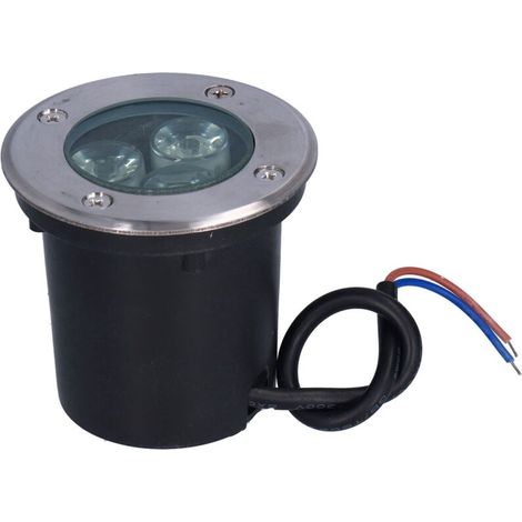 Wasserdichter LED-Bodeneinbaustrahler aus Edelstahl, warmes Licht für Parks, Plätze und Wege, 24 V