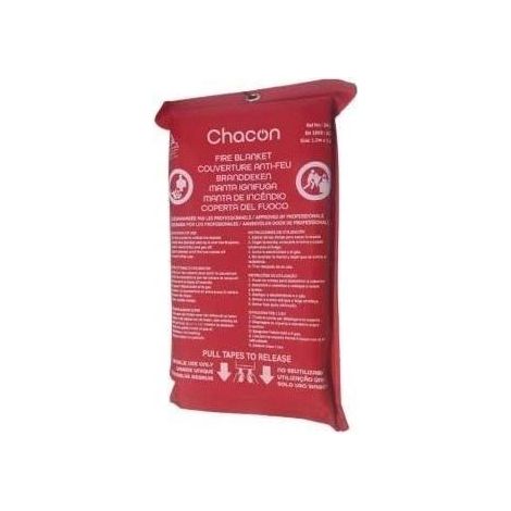 CouVerture anti-feu fibre de verre 1,2 m x 1,8 m - Chacon (1/5)