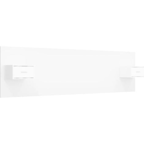Maison Exclusive - Cabecero de cama con mesitas madera contrachap