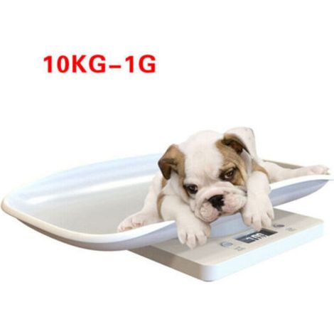 Pèse-Personne Numérique Pour Bébé Ou Animaux Jusqu'À 10 Kg Style Balance Blanche (1/5)