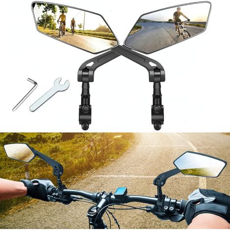 1 ensemble 2 pièces Rétroviseur Vélo Moto,Rétroviseur vélo, Rétroviseur trottinette électrique. (1/5)