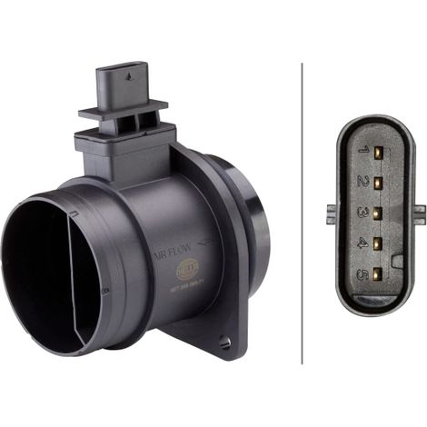 Débitmètre de masse d'air Hella 8ET 358 095-711 MINI 13 62 4 557 557 4 557 557