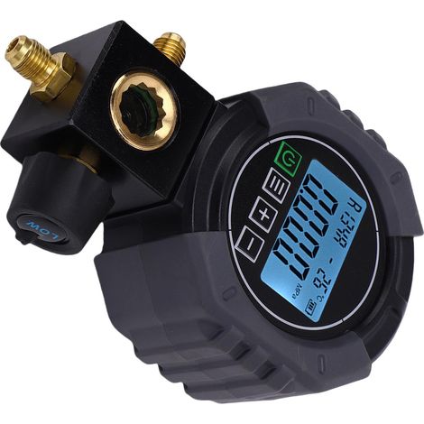 Manomètre numérique à collecteur unique 0-6000 kPa pour testeur de pression de réfrigération et de climatisation (CVC) pour le diagnostic et la maintenance (1/5)