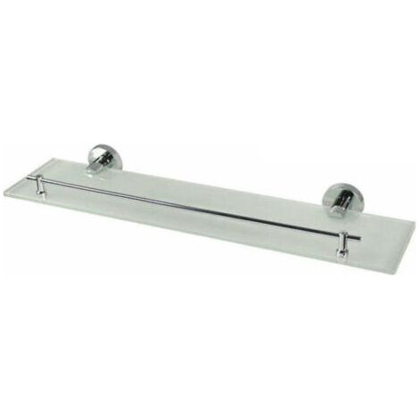 Vis de fixation pour étagère murale en acier et verre, colle et mastic pour meubles de salle de bain 52196 - (1/2)