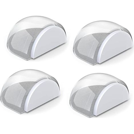 RGE BDD Butée de porte butée de porte en caoutchouc auto-adhésive butée de porte muette anti-collision quatre paquets (1/5)