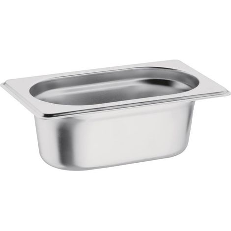 Bac Gastro Inox GN 1/9 - 100 mm - Vogue (1/5)