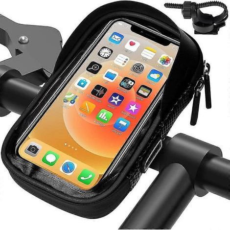 Support de téléphone pour vélo étanche, noir, 7 pouces (1/5)