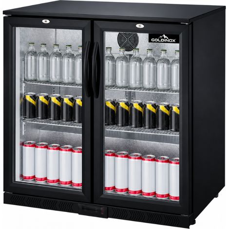 Arrière de bar 2 portes battantes vitrées PREMIUM - GOLDINOX (1/3)