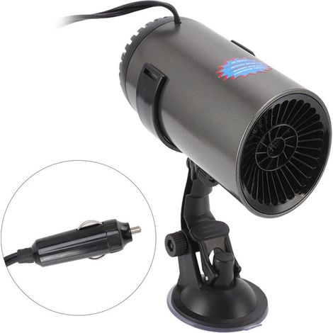 Allume-cigare Portable 24V, chauffage rapide, frais et chaud, désembueur et dégivreur pour voiture avec support rotatif (1/5)