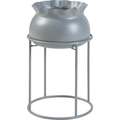 Soporte para plantas de exterior 38 x 24 cm gris 030010352