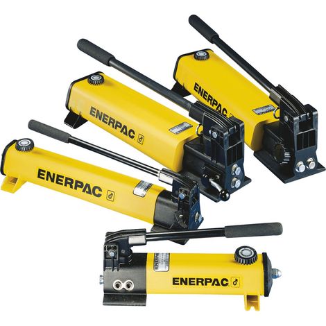 Enerpac Hydraulik Handpumpe 2-stufig P-142 Hydraulikpumpe mit Sicherheitsventil - bis zu 700 bar