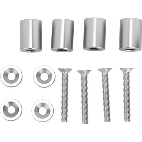 Le kit de ventilation de ventilation en aluminium est adapté pour un meilleur refroidissement et un débit d'air, assez de moteur de 6 M, alliage d'aluminium anodisé dur, rouge/or/argent, (BLUE) (1/5)