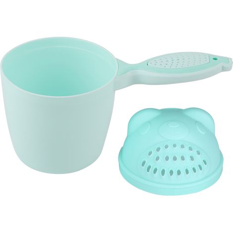 Tasse de shampoing pour bébé, mignon enfant, lavage des cheveux, bain, Protection des yeux (vert) (1/5)