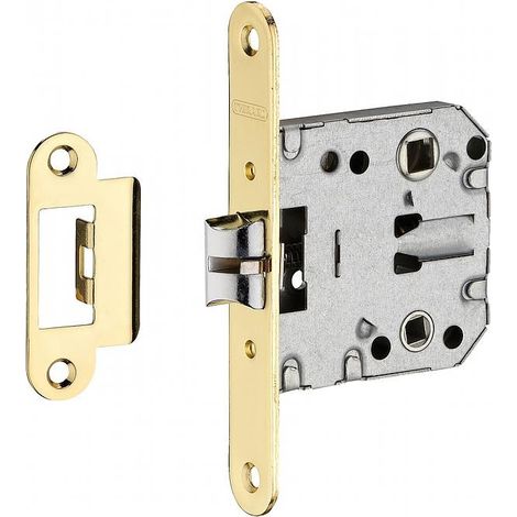 Serratura per WC, asse 50 mm, interasse 47 mm, frontale finitura ottone BR – THIRARD (1/2)