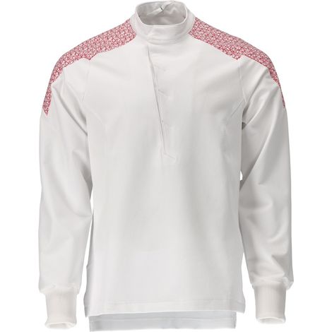 Mascot Schlupfkasack, ULTIMATE STRETCH Gr. 6XL, weiss/verkehrsrot (1/4)