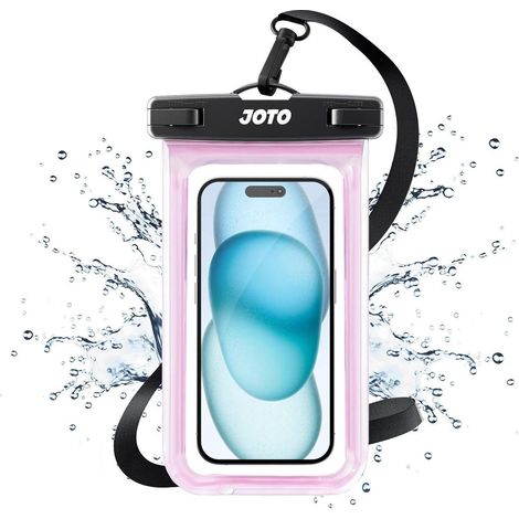 Handyhülle Wasserdicht Unterwasser iPhone Galaxy klarrosa (1/5)