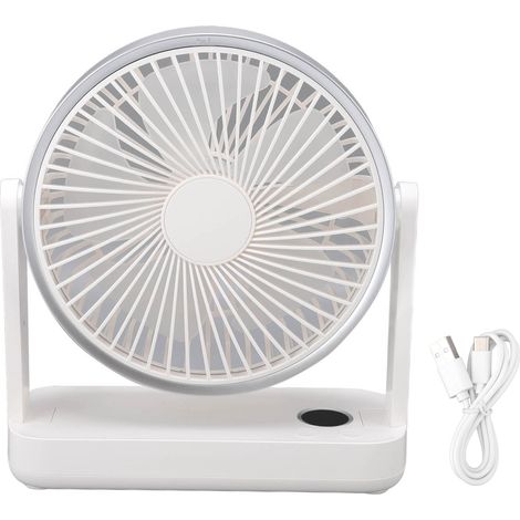 Ventilatore portatile ricaricabile Toivize da 5000 mAh con clip - Diverse velocità - Motore silenzioso - Ideale per ufficio, passeggino, tenda e viaggi. (1/5)