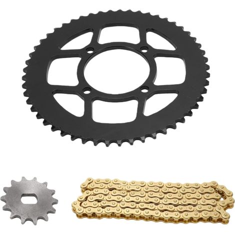 Kit de Pignon de Chaîne 420 96L, Pignon Avant 14T 53T Arrière, Ensemble de Chaîne D'entraînement Universel, Kit D'entraînement ATV, Ensemble D'engrenages pour Quad, Pièce de