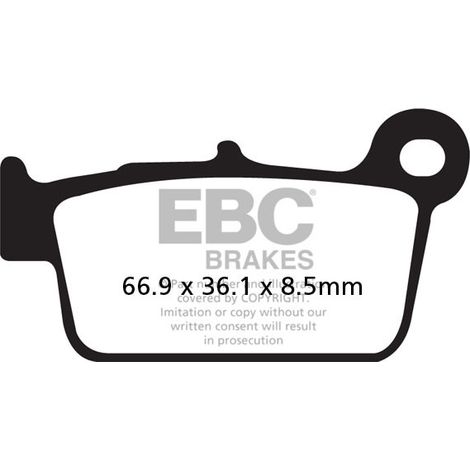 EBC FA367/2TT Bremsbeläge (Satz für 1 Bremsscheibe)