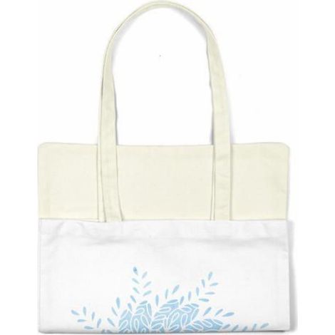 Sac Shopping - Tote Bag Coton Réutilisable - Format A4 - Porté Épaule - 34 x 40 cm - 1 Pièce (1/4)