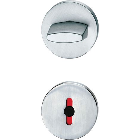 Paire de rosace ronde à condamnation à voyant inox 1744 - FSB - 0 12 1735 10284 6204