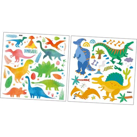 Stickers muraux réfléchissants dinosaures pour chambre d (1/5)
