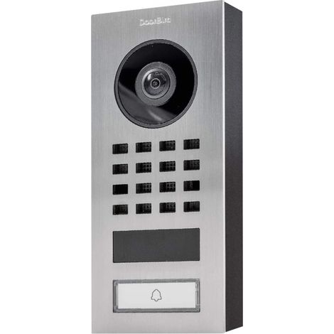 DoorBird D1101V Aufputz IP-Video-Türsprechanlage WLAN, LAN Außeneinheit Edelstahl V2A (gebürstet)