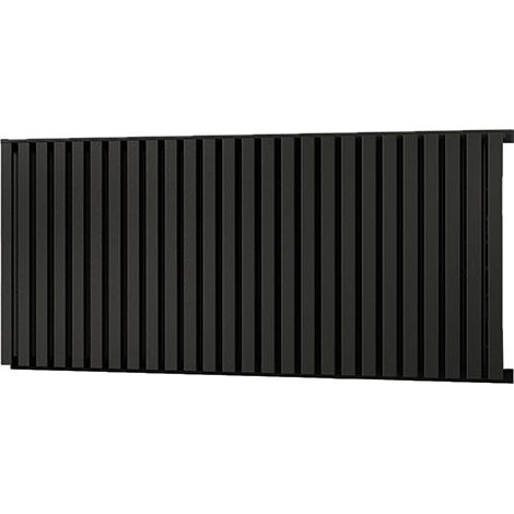 Elektrischer Heizkörper schwarz, 300 mm hoch und 915 mm breit - 500 Watt - NEM300/915E7N