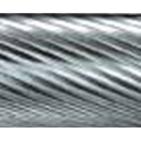 Fresa en varilla de 6 mm, de acero - corte rápido, forma cilíndrico A, con dentado frontal, dentado 5, forma : A 0616 ST, Ø de la cabeza 6 mm