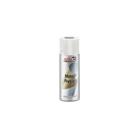 FPLUS spray plata efecto cromado 400 ml. , El Spray Pintura Efecto Metales Preciosos APR3 es un esmalte metálico innovador diseñado para brindar un acabado brillante y sofisticado