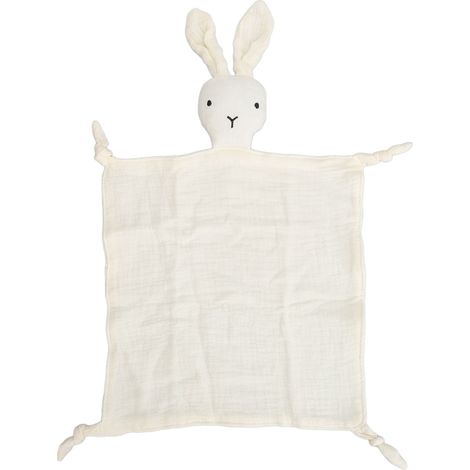 Couverture Sécurisante Lapin Douce - Doudou en Coton à Double Couche pour Bébé, Idéale pour Dormir et Jouer (1/5)