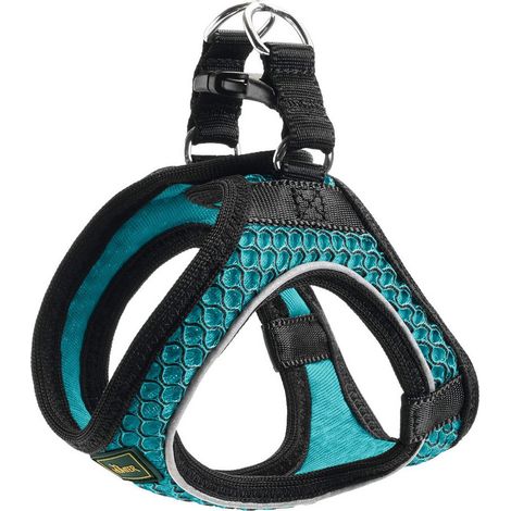 Arnés para Perro Hunter Hilo-Comfort Turquesa Talla XXS (26-30 cm)