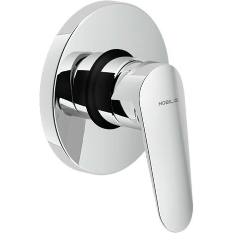 Mitigeur de douche encastré 106 mm en laiton chromé - Nobili Blues