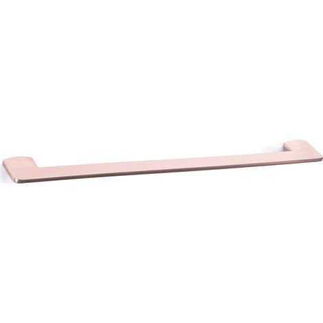 Asa de zamak con acabado oro rosso mate, dimensiones:350x40x10mm y entrepuntos:320mm - (1/5)