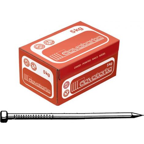 CHIODI TESTA GRUPPINO 13X40  CAVATORTA 5 KG
