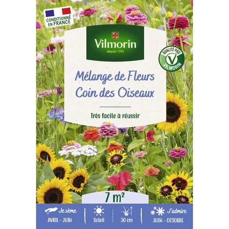 Coin des Oiseaux - 7 M² - Mélange de fleurs Vilmorin (1/3)