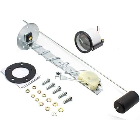 Jauge de Niveau de Carburant Automatique 0-90Ohms 12V/24V Niveau de RéServoir D' 52Mm Universal Car Marine (1/5)
