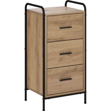 Aparador Roble artisan 97 x 33 x 81 cm Madera de ingeniería vidaXL (1/5)
