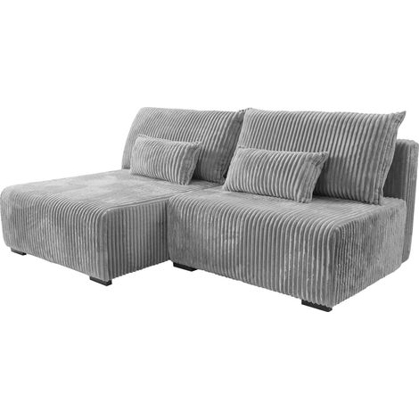 Sofá rinconero TrendyNest Fenestal, Tilia 86, Función de descanso, Almacenaje, 211x146x90cm, 0