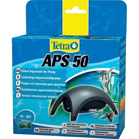Pompe à air silencieuse pour aquariums Tetra APS 50 10 - 60 litres