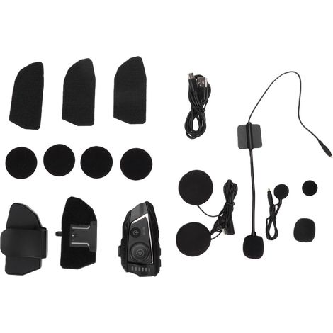 Casque Bluetooth pour moto, avec suppression du bruit CVC, stéréo, musique, étanche, système de Communication (1/5)