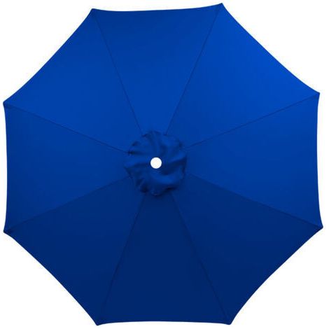 Housse de rechange pour parasol, 8 baleines, 3 m, imperméable, anti-UV, tissu de rechange, Bleu royal