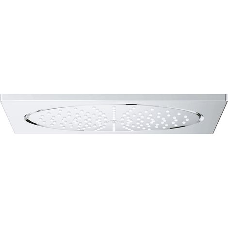 Grohe – Douche de plafond Rainshower Aqua 10 pouces – 254 x 254 mm – Métal – Débit 8 l/min – Technologie DreamSpray anticalcaire