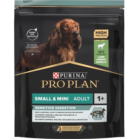 Proplan Cane Small e Mini Adult Sensitive Digestion 700gr Agnello