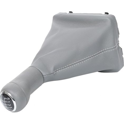 Convient pour le kit de protection anti-poussière du pommeau de levier de vitesses Audi A6L, protection anti-poussière d'origine noire pour pommeau de levier de vitesses 6 vitesses Audi A6L.