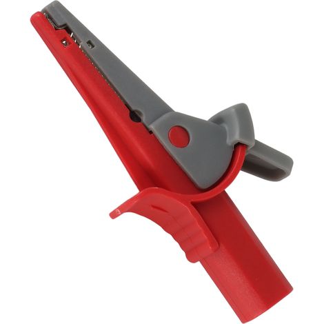 Pince de test isolée sûre ouverture 20 mm avec douille banane 4 mm pour auto camion projets électriques, acier laiton PA 600V-1000V 10A (1/5)