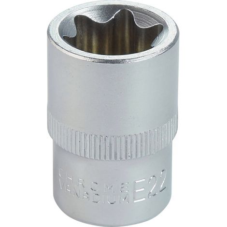 Douille Empreinte étoile E22 carré 1/2"