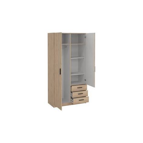 KIT ARMADIO SPRINT 2A+3C 98X50X200 QUERCIA