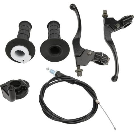Kit de Câble de Papillon, Levier d'Embrayage et Levier Frein Set Universal 7/8 Pouces Brake Embrayage LEVER CABLEAU CABLE Assemblée Motorcycle Moto (1/5)